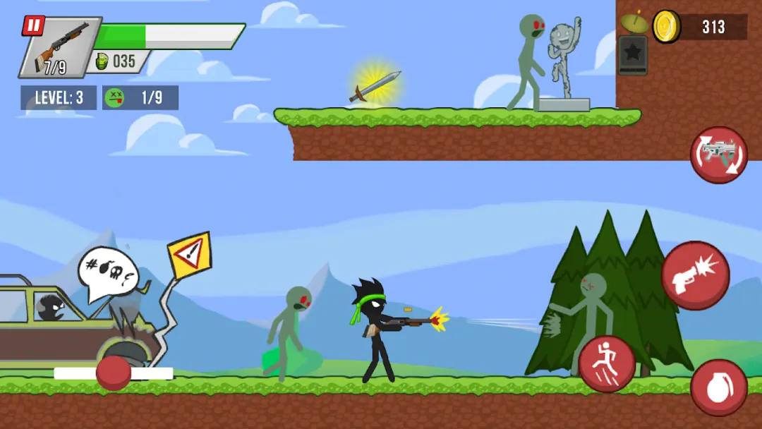 Stick vs Zombies screenshot 1